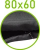 Czarny \ 60 x 80 cm