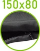 Czarny \ 80 x 150 cm