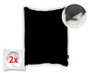 Czarna Poduszka 80x60 poducha 60x80 pumpMAX REM