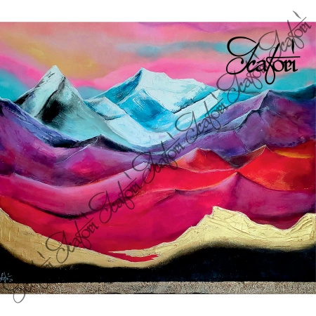 Poduszka obraz Katori Art ,,My dreamy mountains" 2024