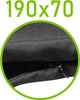 Czarny \ 70 x 190 cm