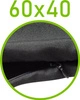 Czarny \ 40 x 60 cm