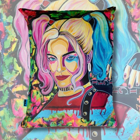 Poduszka obraz Katori Art ,,Harley is here" 2025