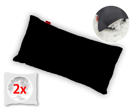 Czarna Poduszka 80x160 poducha 160x80 pumpMAX REM