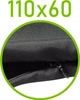 Czarny \ 60 x 110 cm
