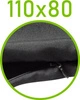 Czarny \ 80 x 110 cm