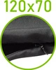 Czarny \ 70 x 120 cm