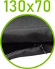Czarny \ 70 x 130 cm