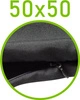 Czarny \ 50 x 50 cm
