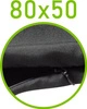 Czarny \ 50 x 80 cm