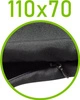 Czarny \ 70 x 110 cm