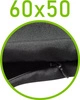 Czarny \ 50 x 60 cm