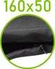 Czarny \ 50 x 160 cm