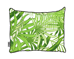 Liście palmy Bawełniana poszewka na poduszkę do spania w zielone liście podszewka pościelowa 100% COTTON