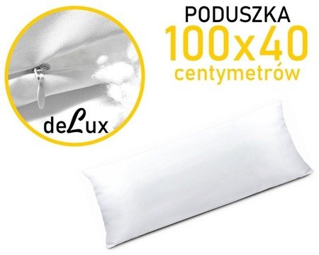 Poduszka 40x100 deLux regulowana NA SUWAK wkład antyalergiczny wypełnienie do poszewki 100x40 mini dakimakura